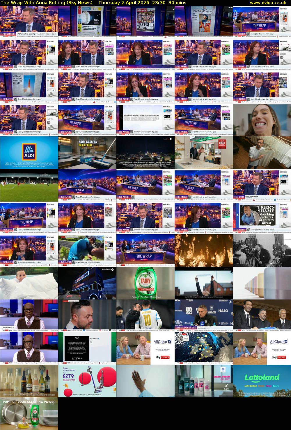 The Wrap With Anna Botting (Sky News) Thursday 2 April 2026 23:30 - 00:00