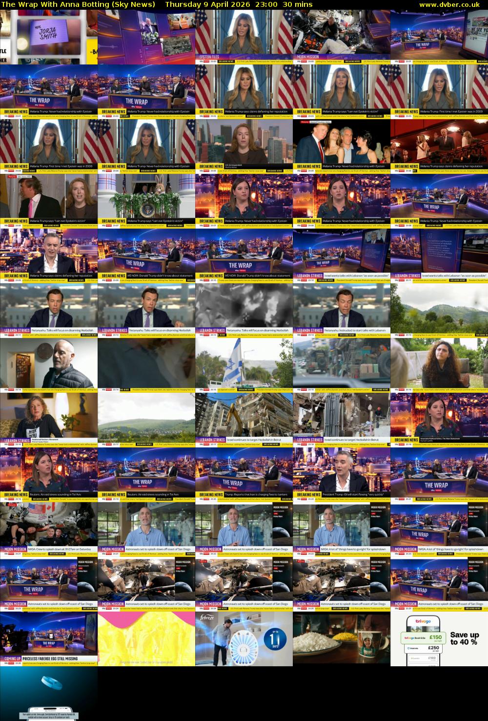 The Wrap With Anna Botting (Sky News) Thursday 9 April 2026 23:00 - 23:30