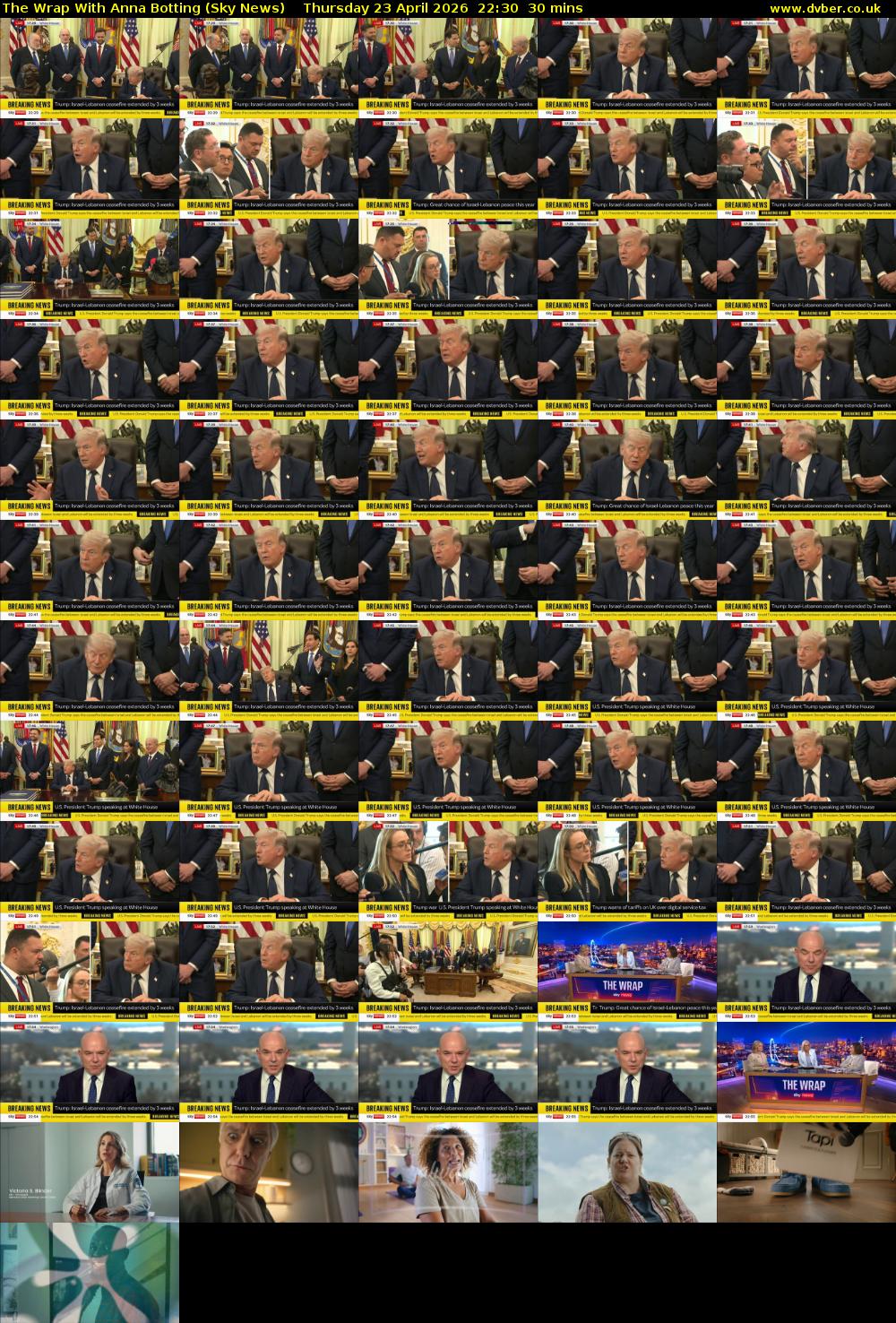 The Wrap With Anna Botting (Sky News) Thursday 23 April 2026 22:30 - 23:00