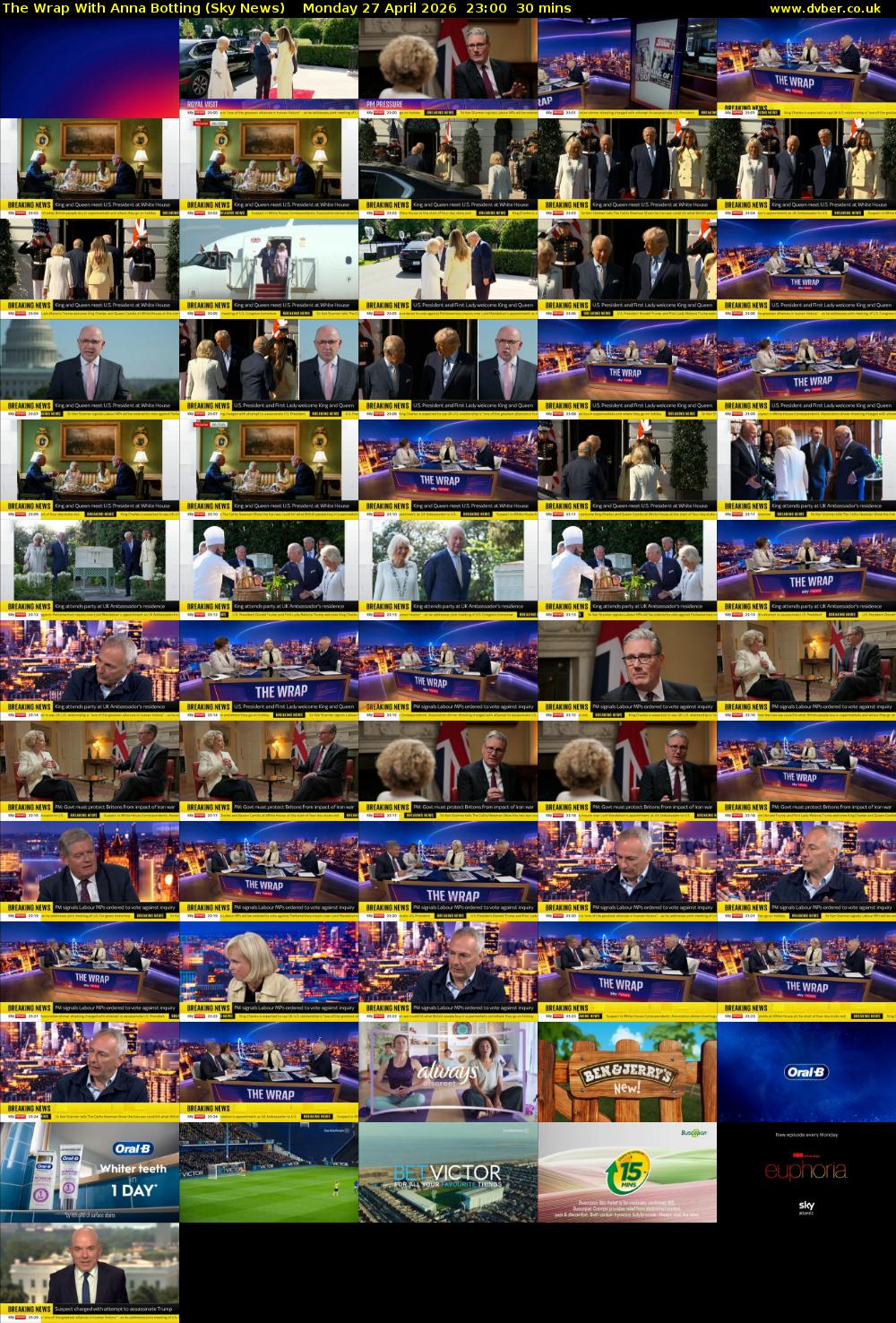 The Wrap With Anna Botting (Sky News) Monday 27 April 2026 23:00 - 23:30