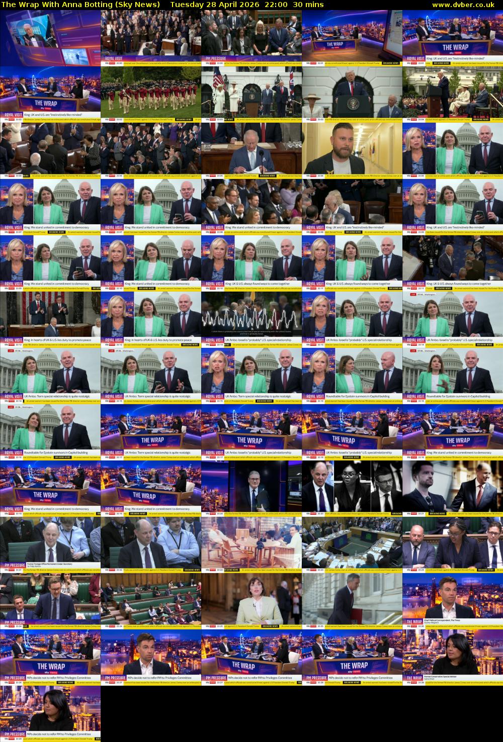 The Wrap With Anna Botting (Sky News) Tuesday 28 April 2026 22:00 - 22:30