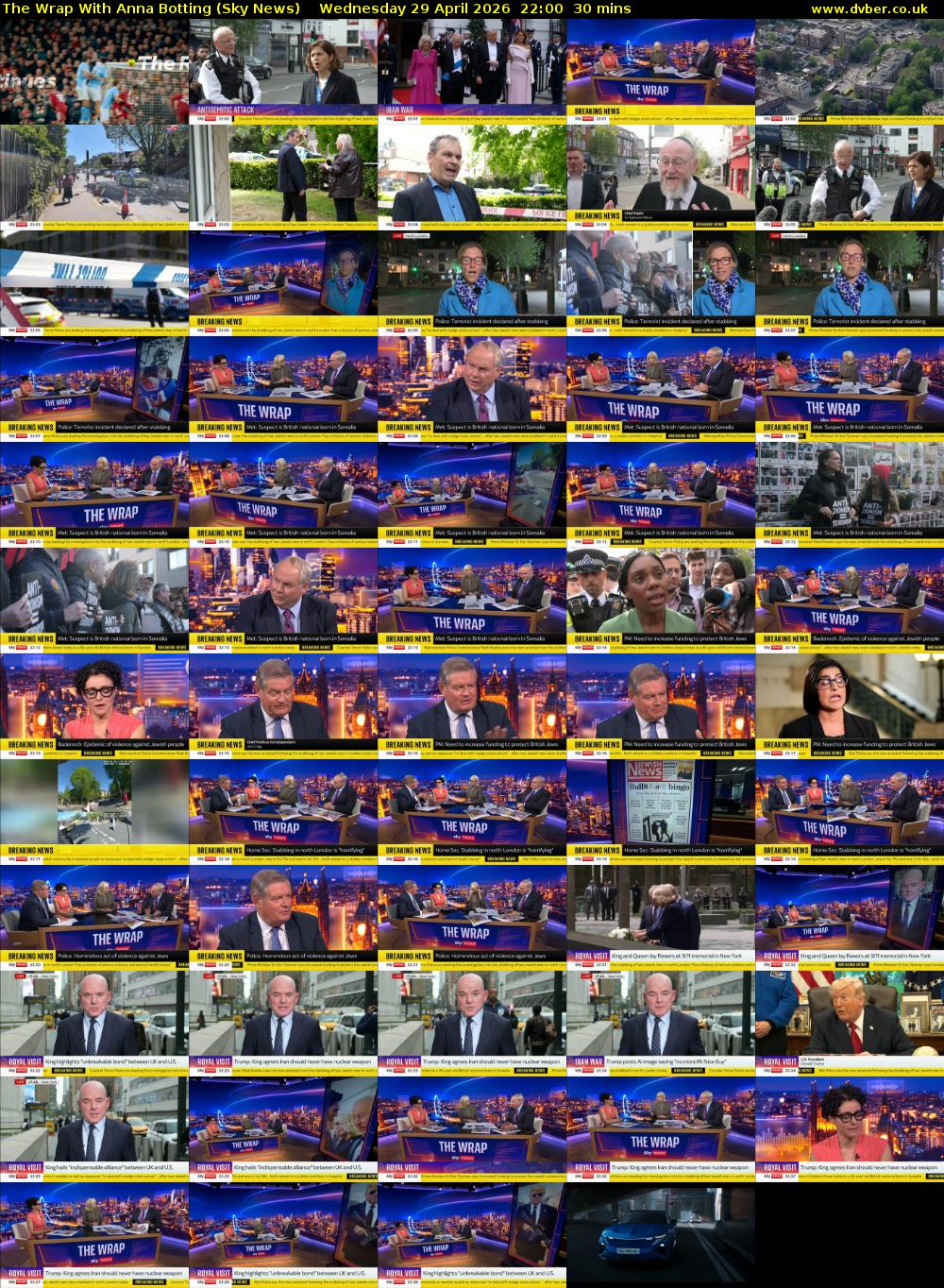 The Wrap With Anna Botting (Sky News) Wednesday 29 April 2026 22:00 - 22:30