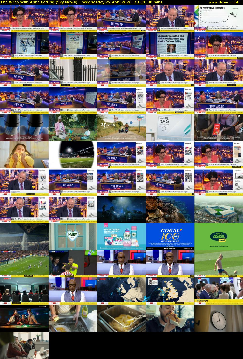 The Wrap With Anna Botting (Sky News) Wednesday 29 April 2026 23:30 - 00:00
