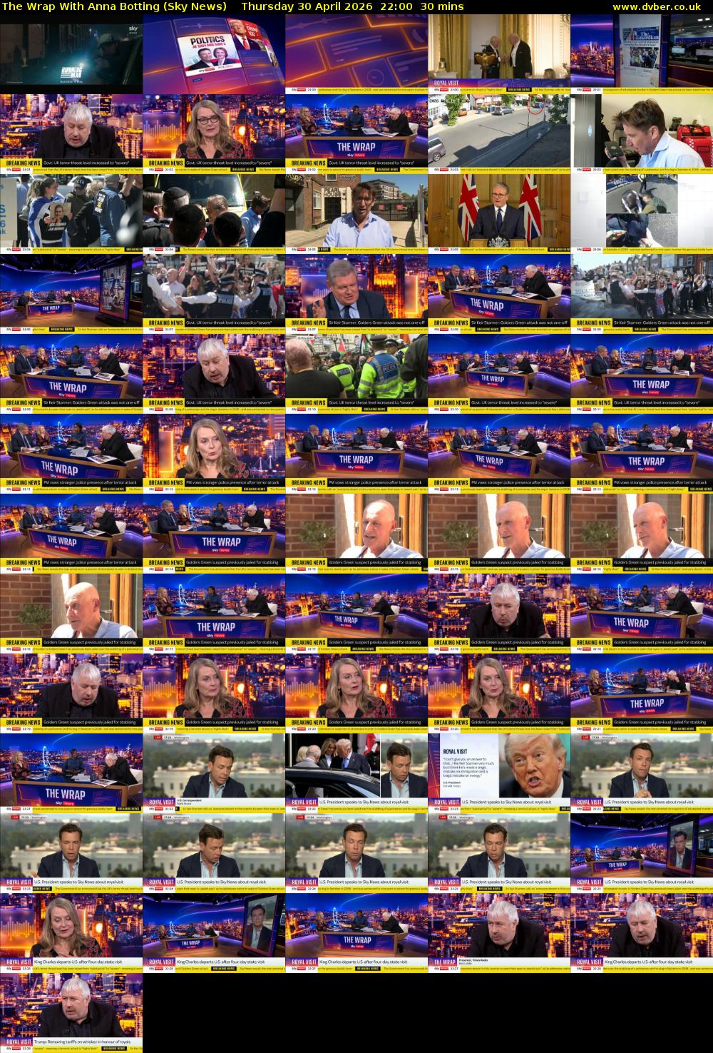 The Wrap With Anna Botting (Sky News) Thursday 30 April 2026 22:00 - 22:30