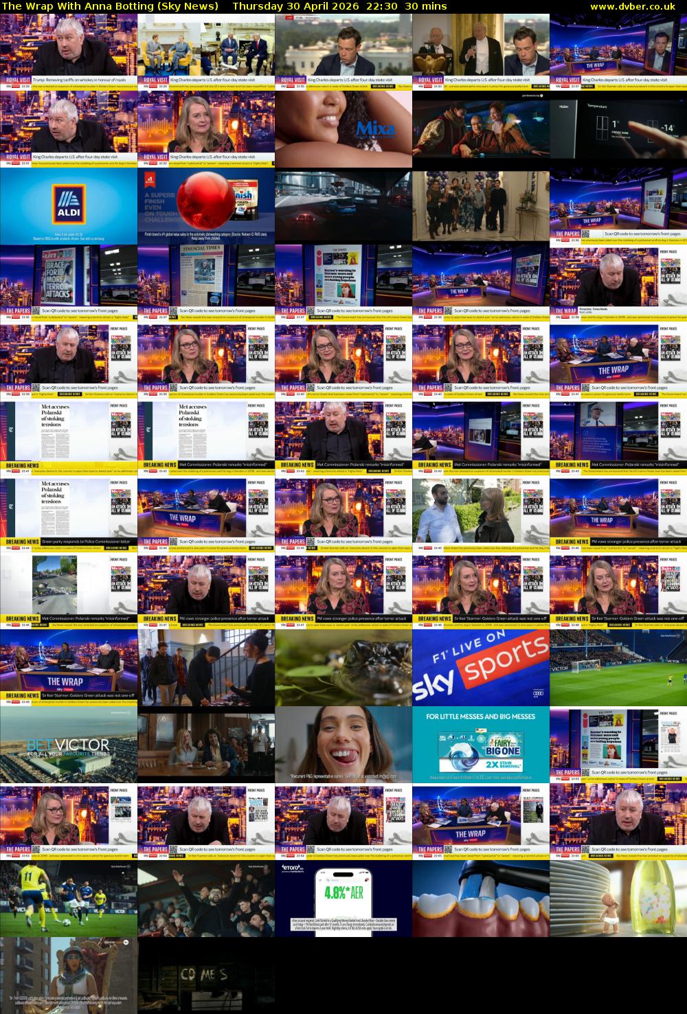 The Wrap With Anna Botting (Sky News) Thursday 30 April 2026 22:30 - 23:00