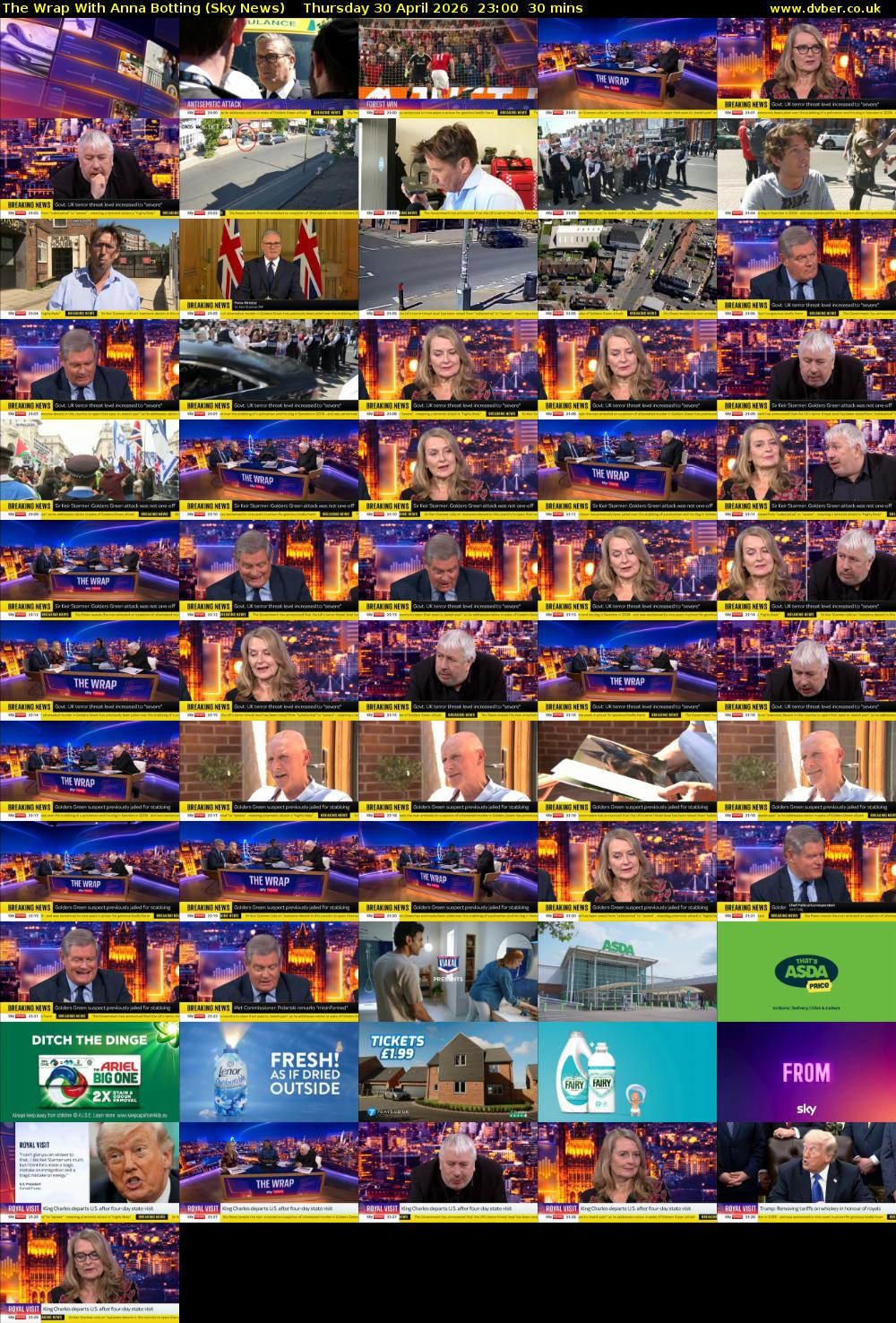 The Wrap With Anna Botting (Sky News) Thursday 30 April 2026 23:00 - 23:30