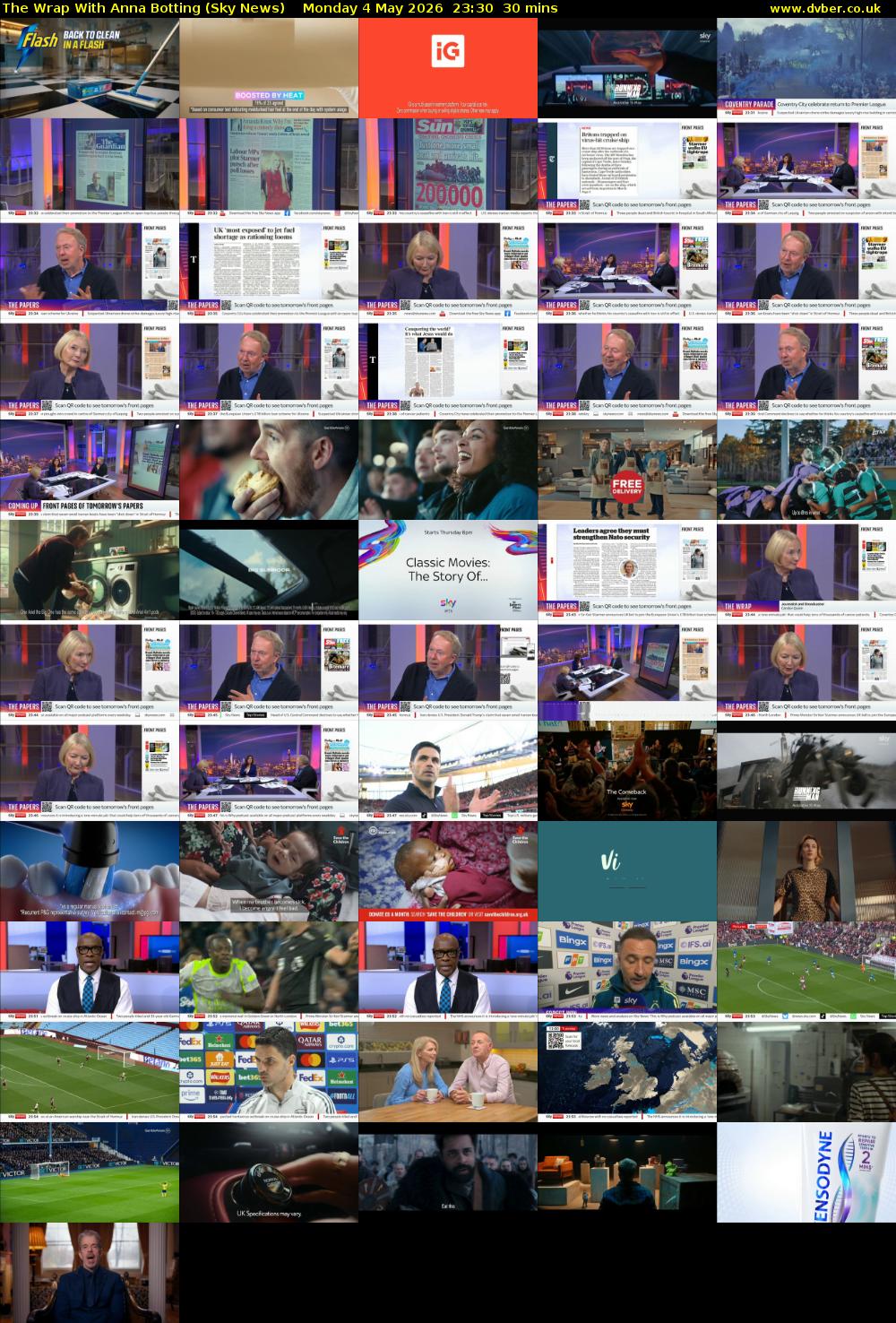 The Wrap With Anna Botting (Sky News) Monday 4 May 2026 23:30 - 00:00