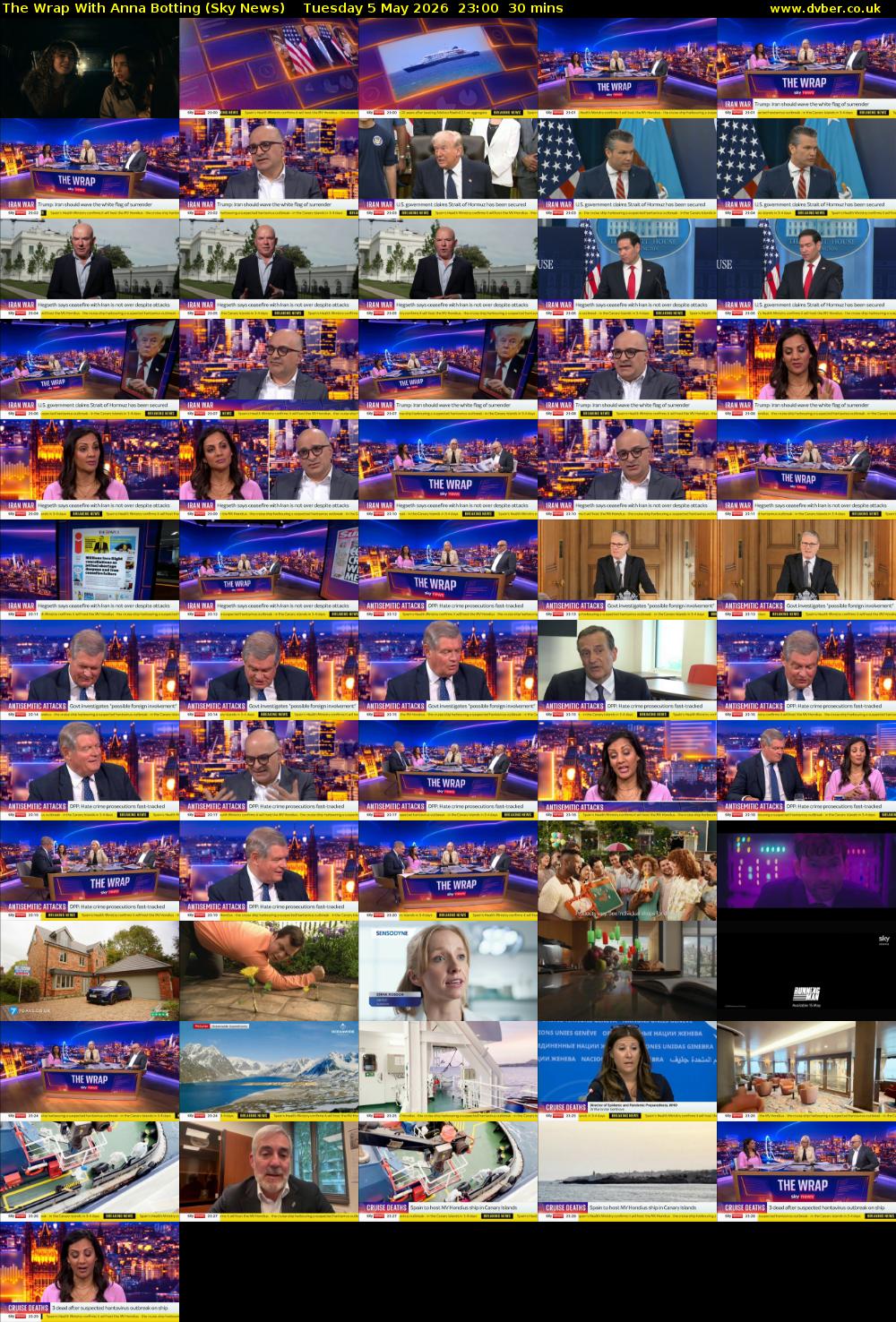 The Wrap With Anna Botting (Sky News) Tuesday 5 May 2026 23:00 - 23:30