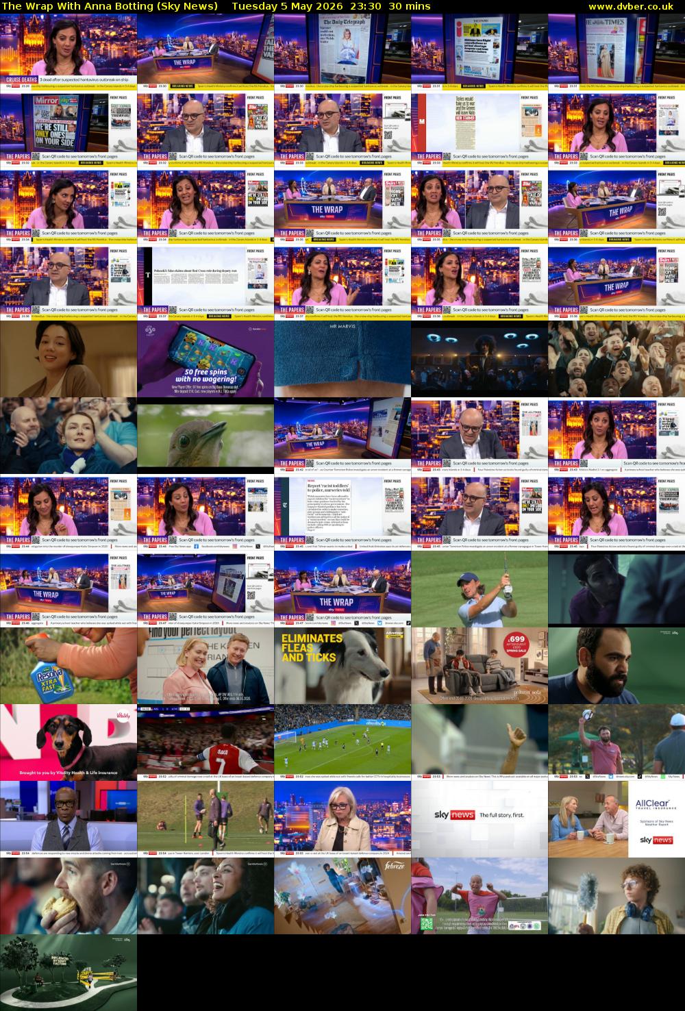 The Wrap With Anna Botting (Sky News) Tuesday 5 May 2026 23:30 - 00:00