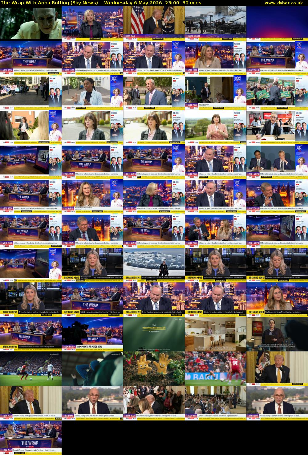 The Wrap With Anna Botting (Sky News) Wednesday 6 May 2026 23:00 - 23:30