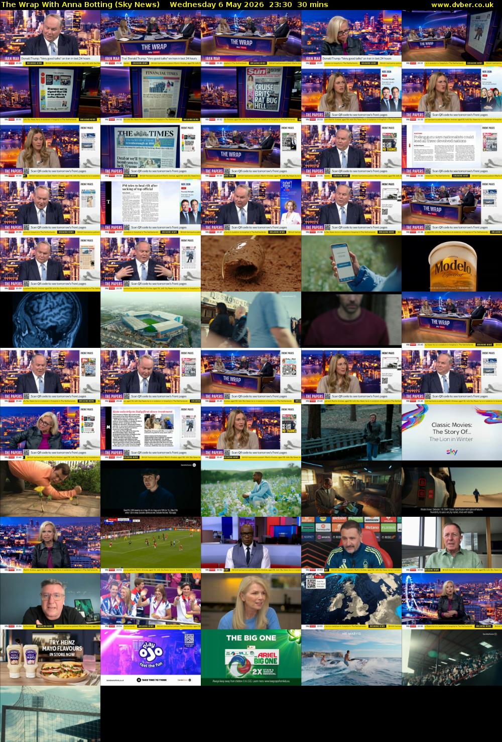 The Wrap With Anna Botting (Sky News) Wednesday 6 May 2026 23:30 - 00:00