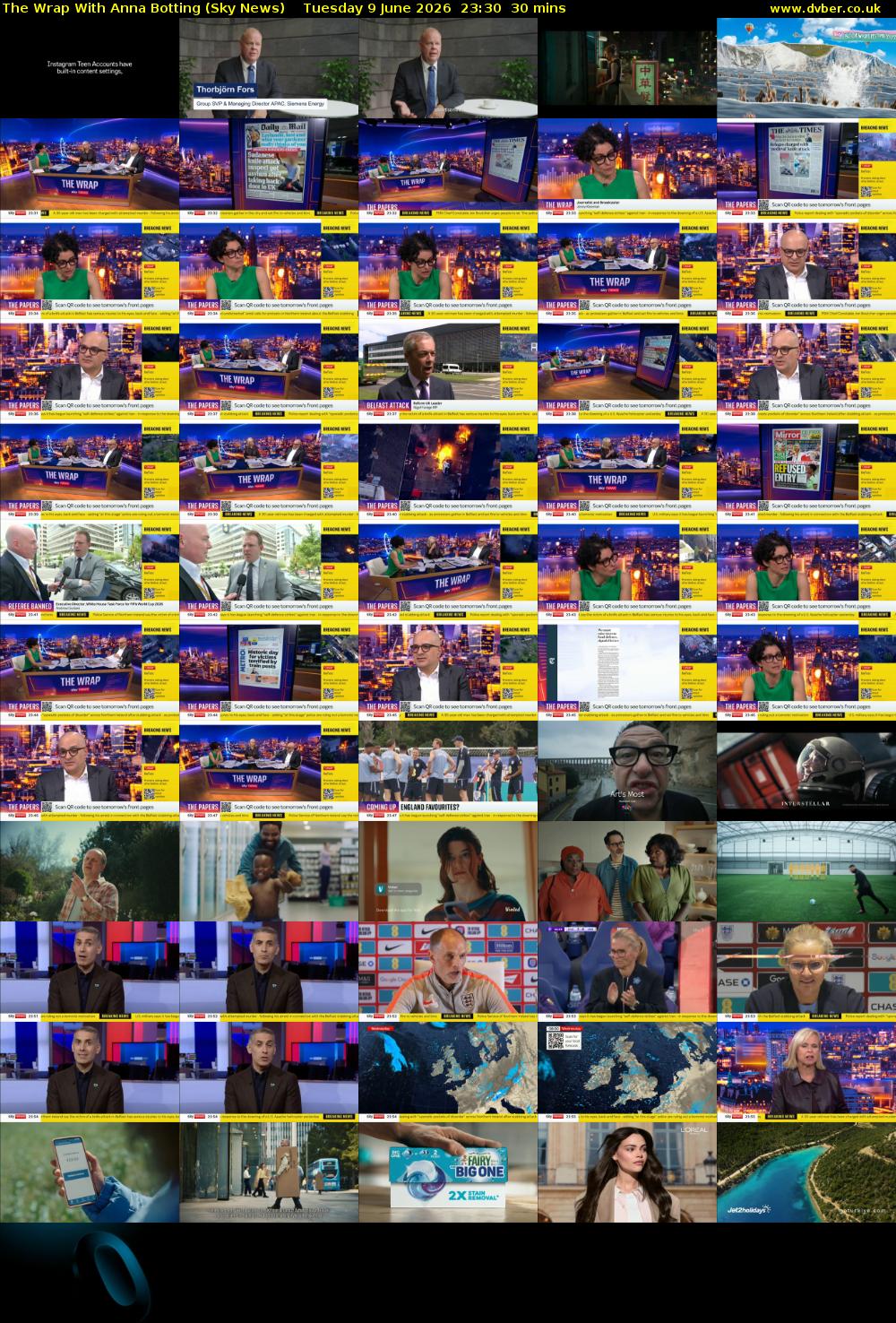 The Wrap With Anna Botting (Sky News) Tuesday 9 June 2026 23:30 - 00:00