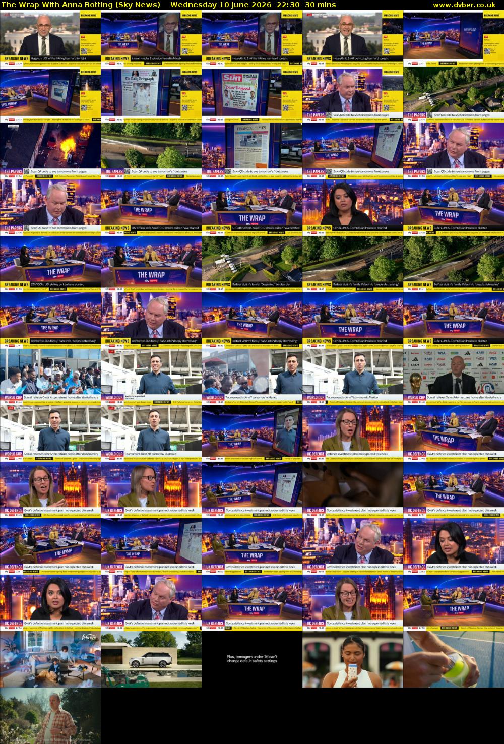 The Wrap With Anna Botting (Sky News) Wednesday 10 June 2026 22:30 - 23:00