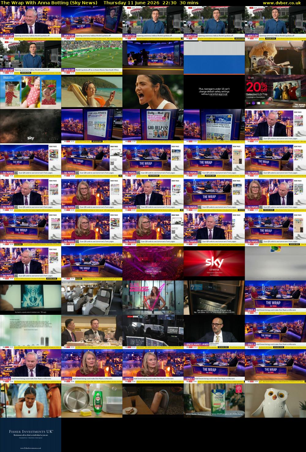 The Wrap With Anna Botting (Sky News) Thursday 11 June 2026 22:30 - 23:00