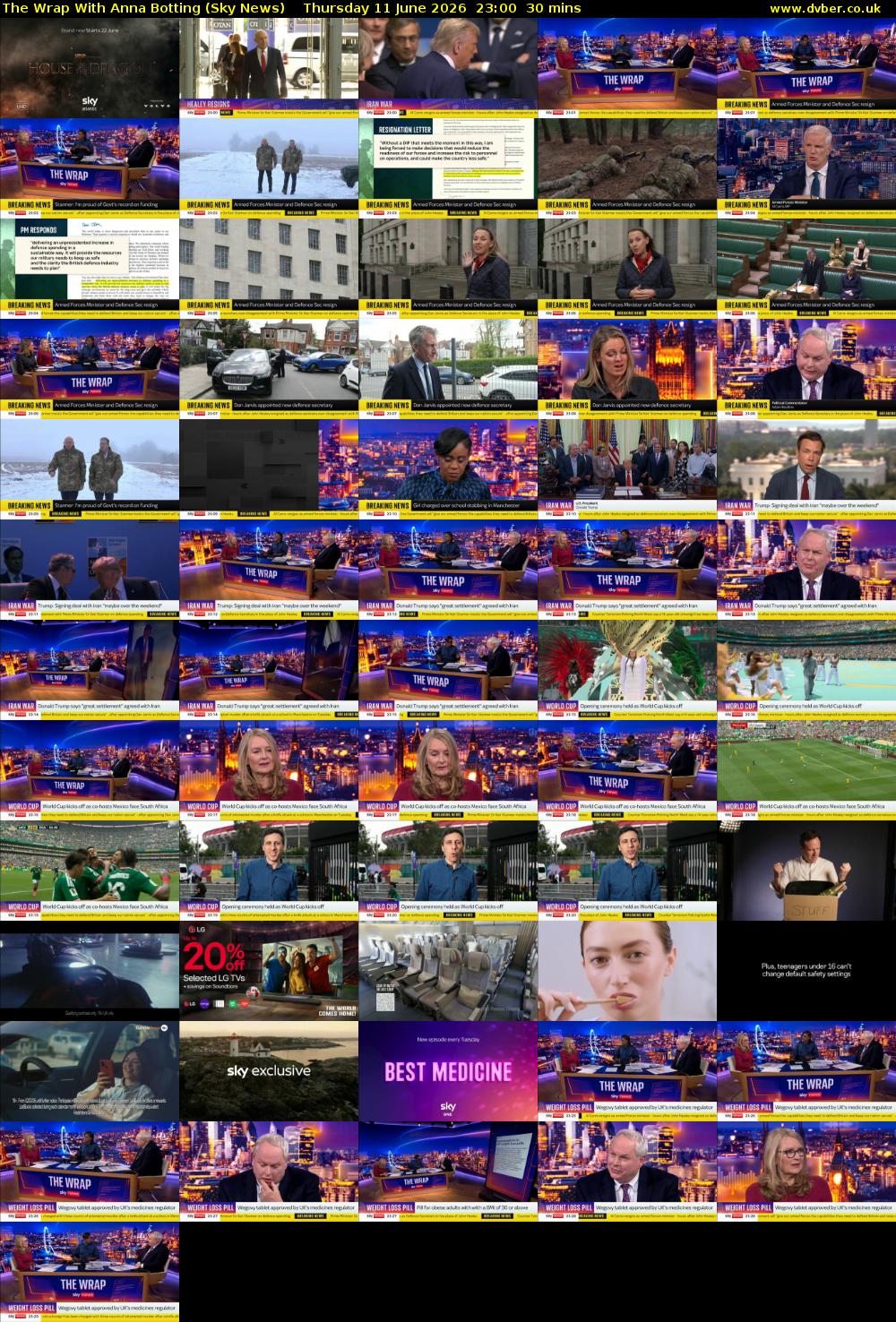 The Wrap With Anna Botting (Sky News) Thursday 11 June 2026 23:00 - 23:30