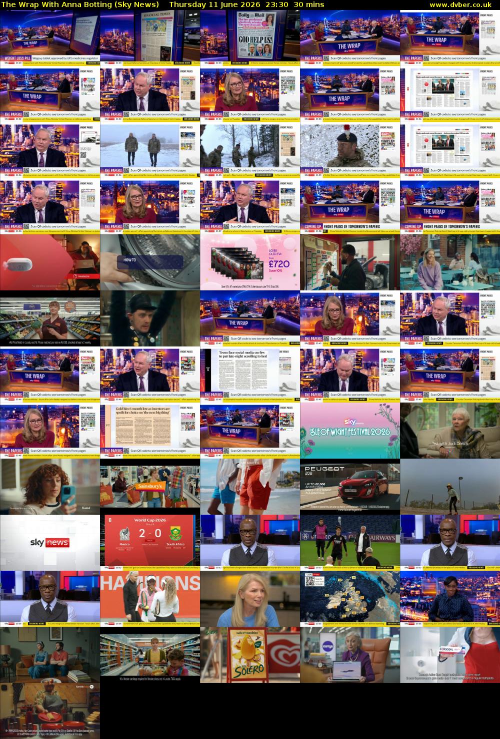 The Wrap With Anna Botting (Sky News) Thursday 11 June 2026 23:30 - 00:00