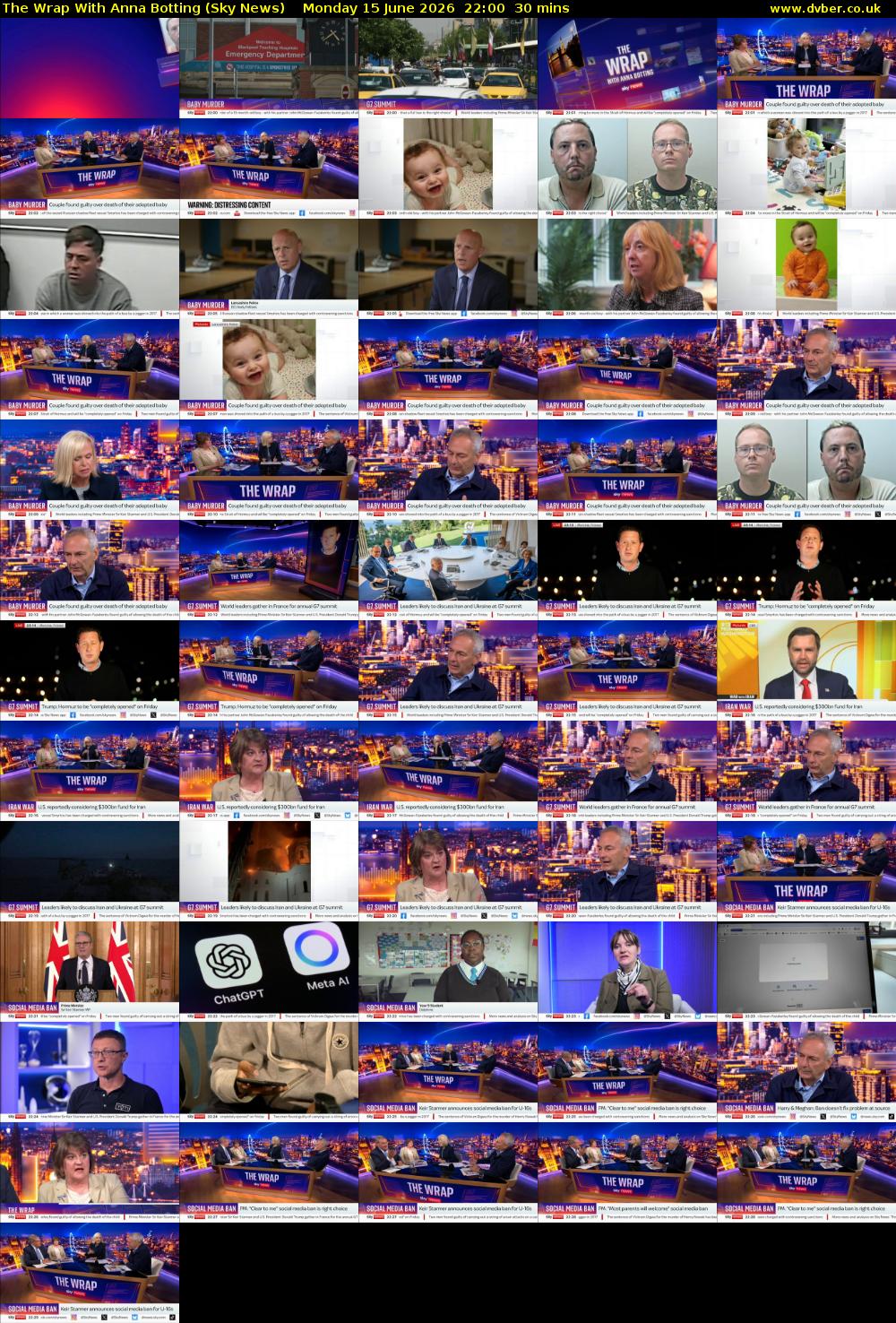 The Wrap With Anna Botting (Sky News) Monday 15 June 2026 22:00 - 22:30