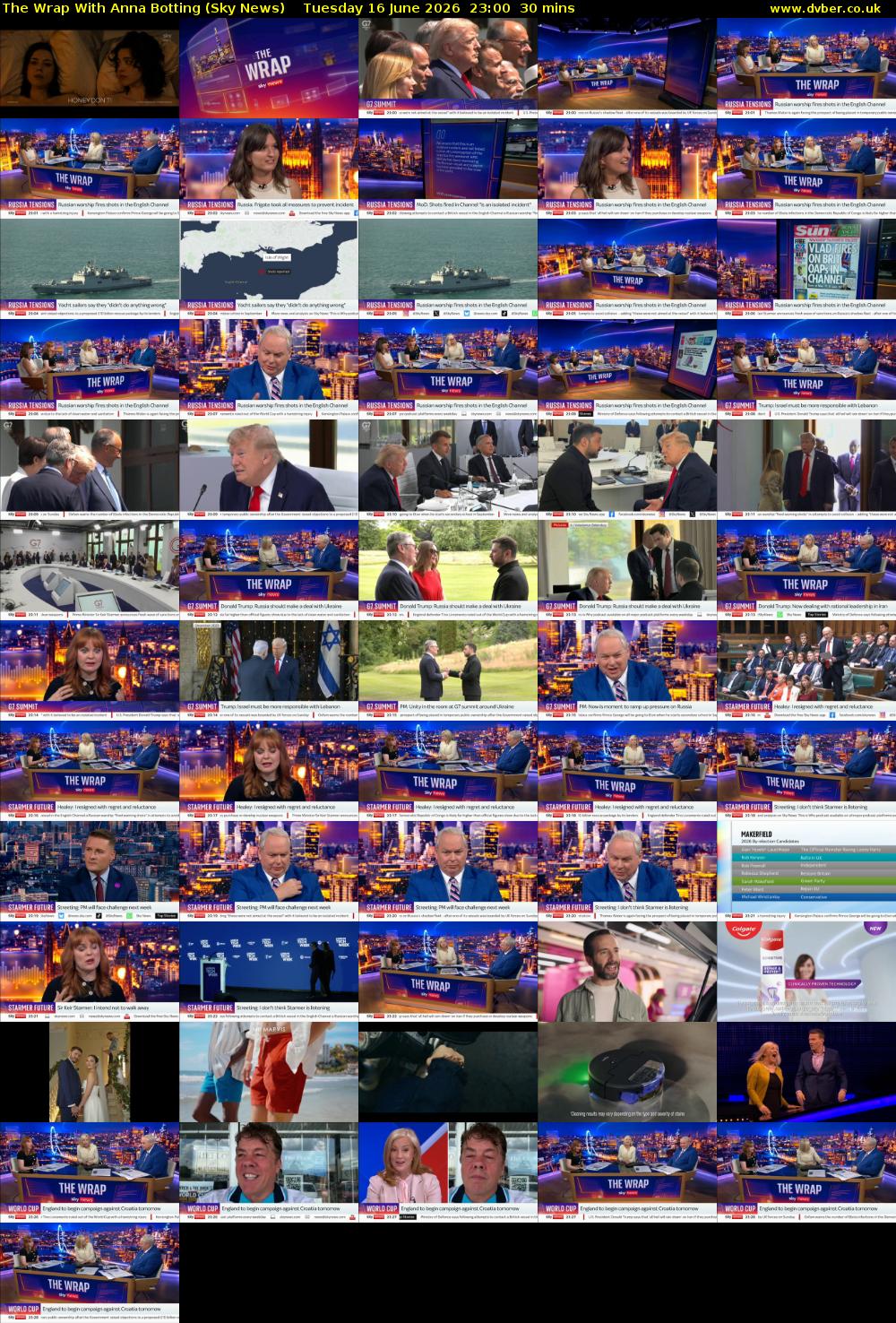 The Wrap With Anna Botting (Sky News) Tuesday 16 June 2026 23:00 - 23:30