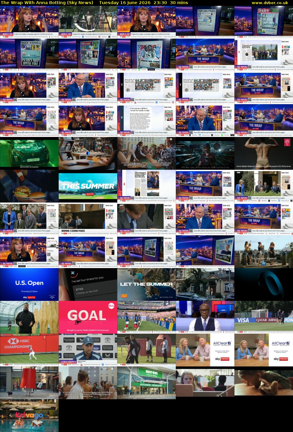 The Wrap With Anna Botting (Sky News) Tuesday 16 June 2026 23:30 - 00:00