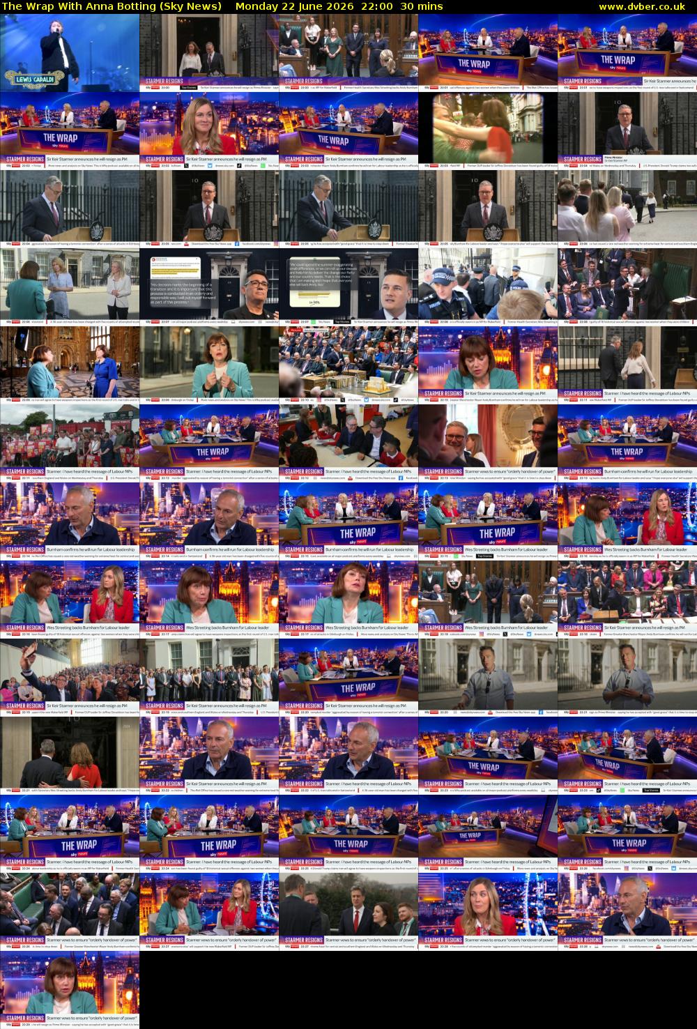 The Wrap With Anna Botting (Sky News) Monday 22 June 2026 22:00 - 22:30