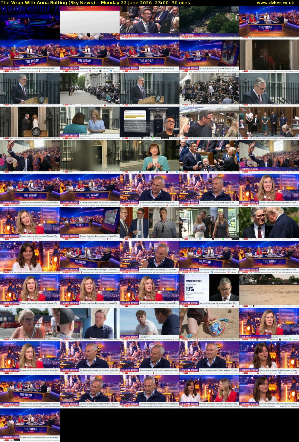 The Wrap With Anna Botting (Sky News) Monday 22 June 2026 23:00 - 23:30