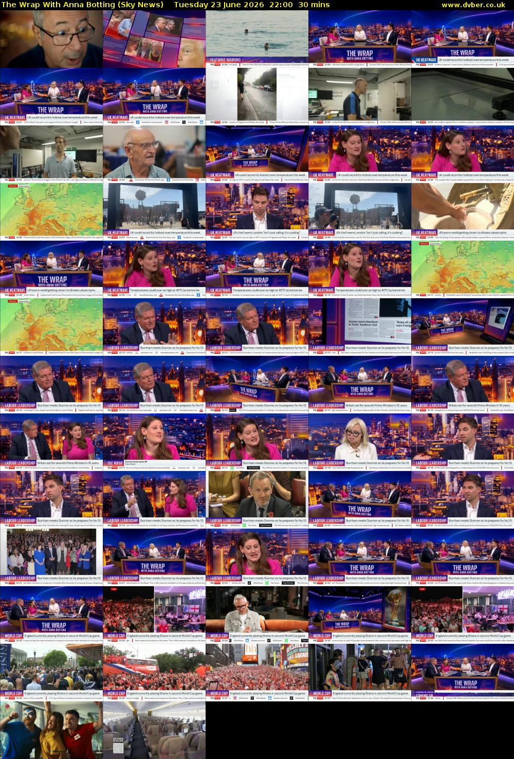 The Wrap With Anna Botting (Sky News) Tuesday 23 June 2026 22:00 - 22:30