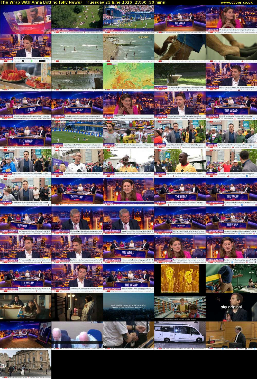 The Wrap With Anna Botting (Sky News) Tuesday 23 June 2026 23:00 - 23:30