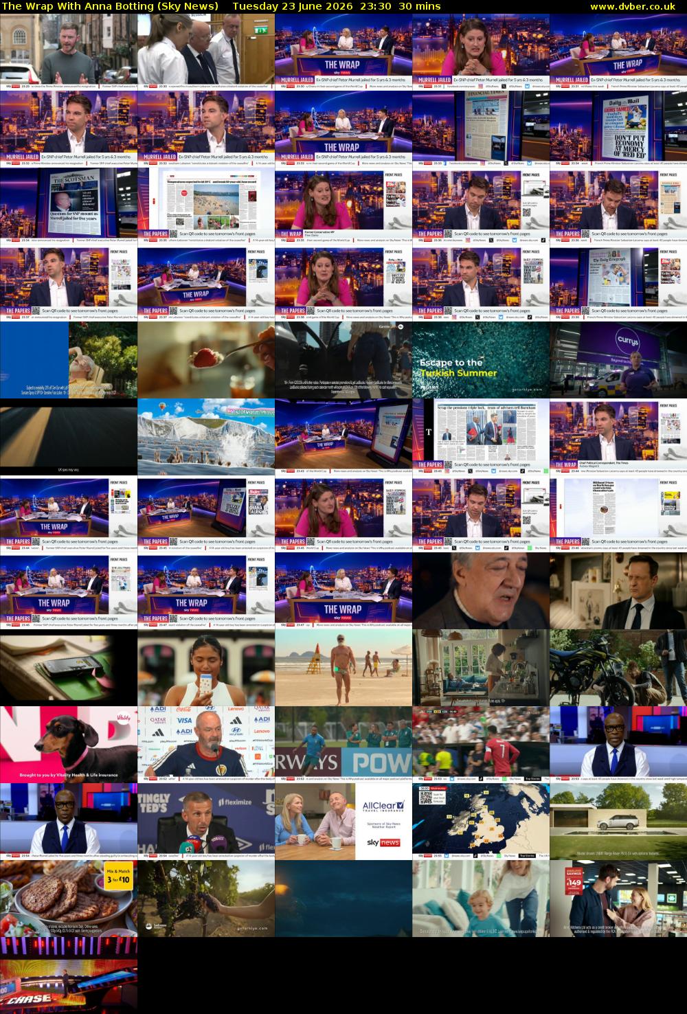 The Wrap With Anna Botting (Sky News) Tuesday 23 June 2026 23:30 - 00:00