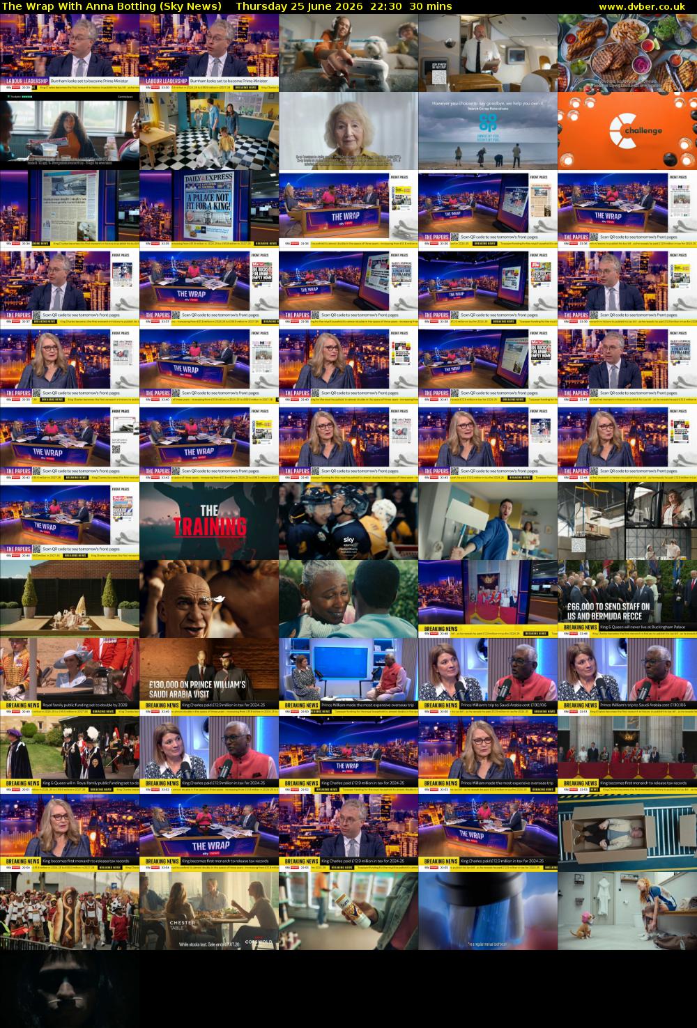 The Wrap With Anna Botting (Sky News) Thursday 25 June 2026 22:30 - 23:00