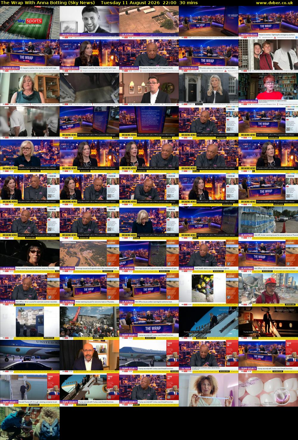 The Wrap With Anna Botting (Sky News) Tuesday 11 August 2026 22:00 - 22:30