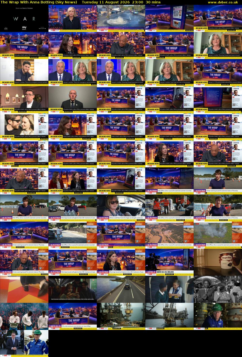 The Wrap With Anna Botting (Sky News) Tuesday 11 August 2026 23:00 - 23:30