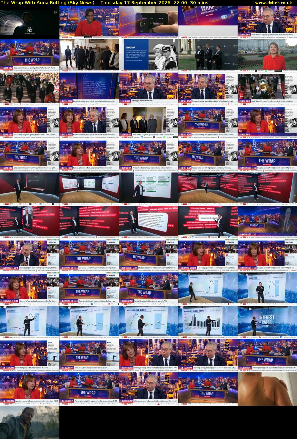 The Wrap With Anna Botting (Sky News) Thursday 17 September 2026 22:00 - 22:30