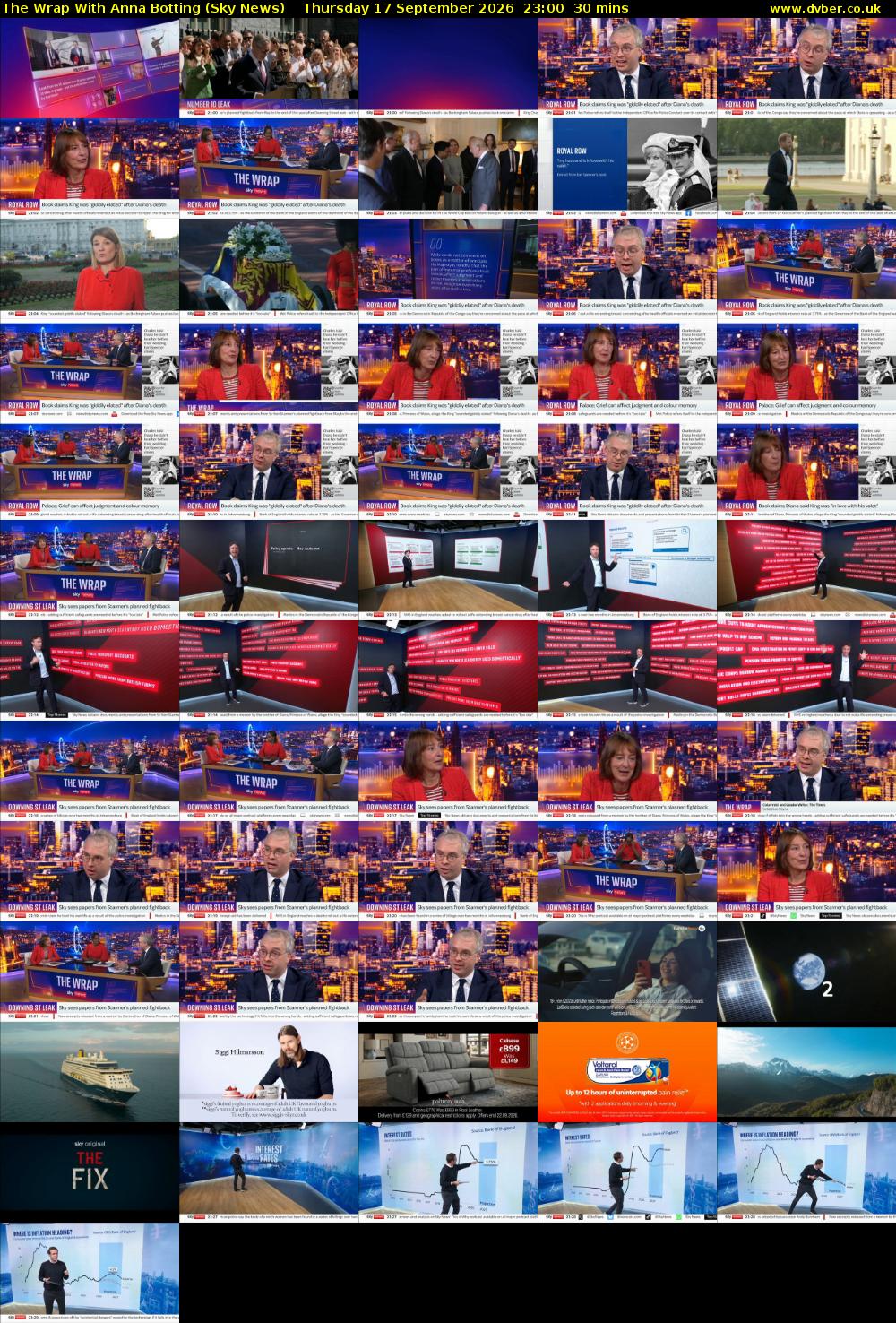 The Wrap With Anna Botting (Sky News) Thursday 17 September 2026 23:00 - 23:30