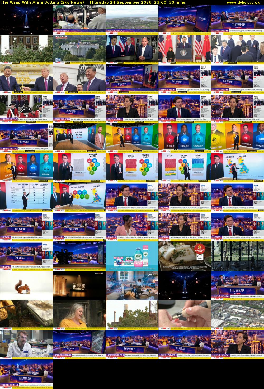 The Wrap With Anna Botting (Sky News) Thursday 24 September 2026 23:00 - 23:30