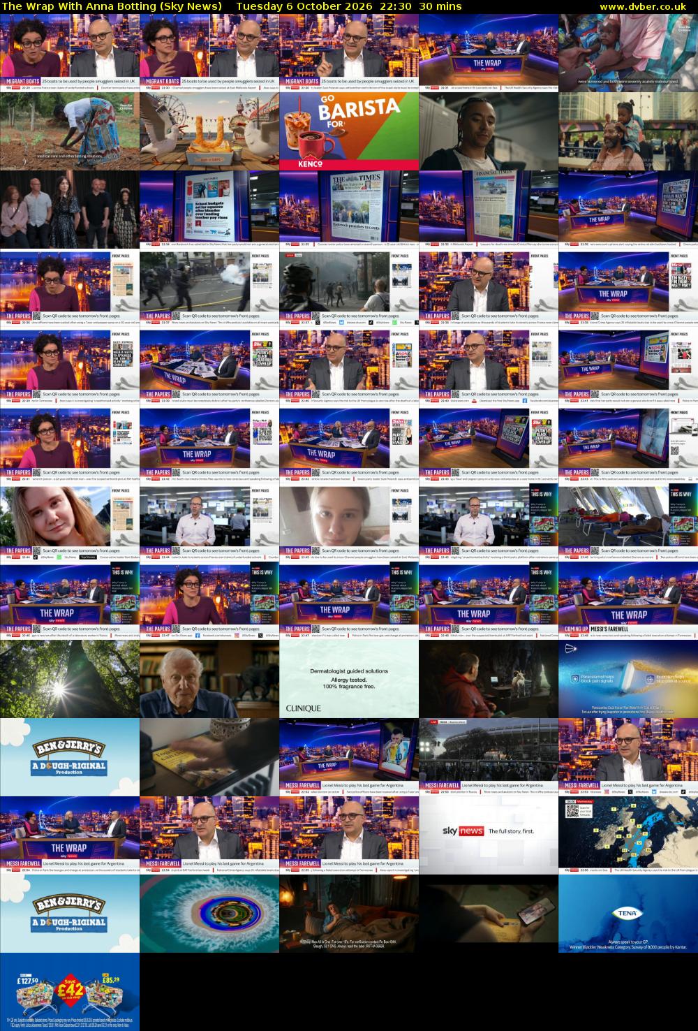 The Wrap With Anna Botting (Sky News) Tuesday 6 October 2026 22:30 - 23:00