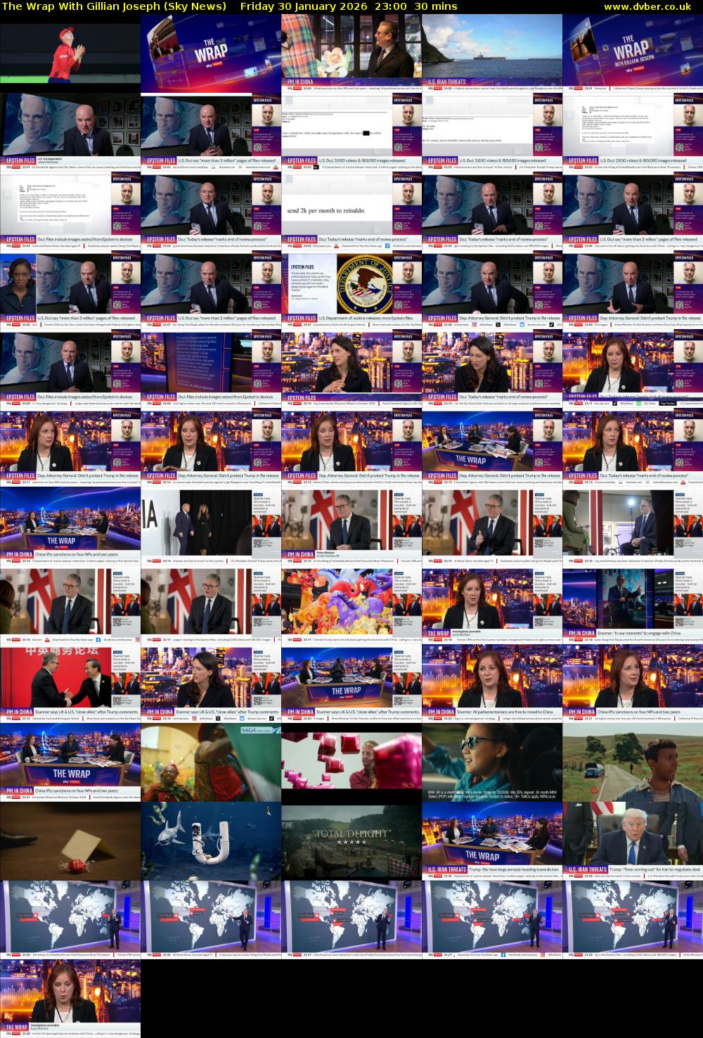 The Wrap With Gillian Joseph (Sky News) Friday 30 January 2026 23:00 - 23:30