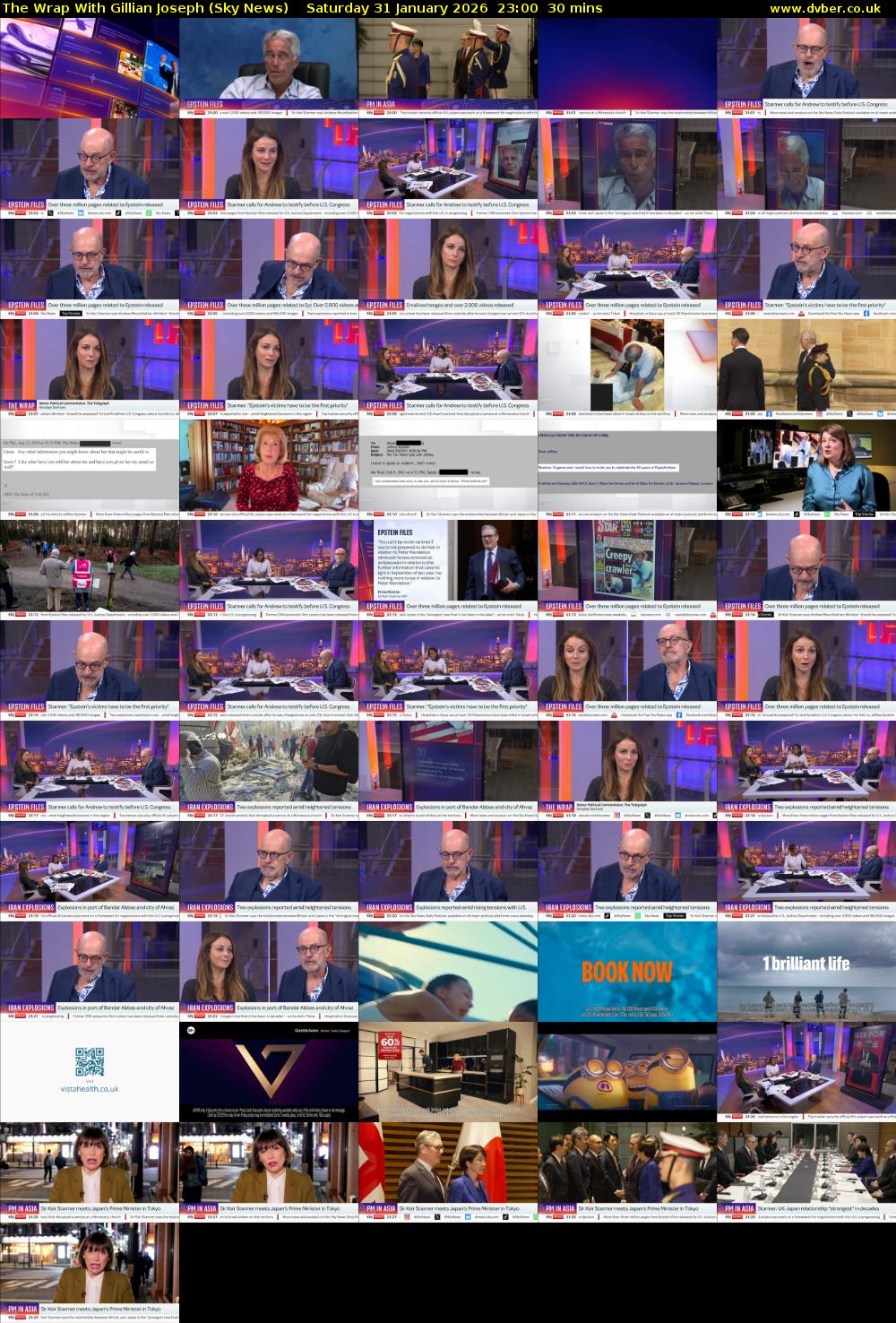 The Wrap With Gillian Joseph (Sky News) Saturday 31 January 2026 23:00 - 23:30