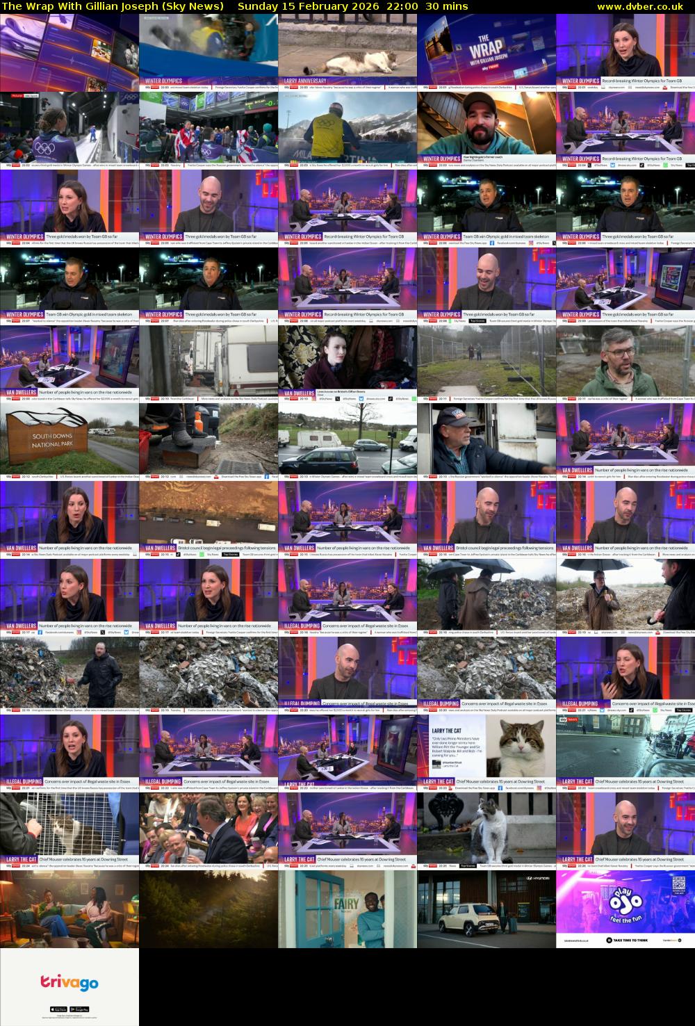 The Wrap With Gillian Joseph (Sky News) Sunday 15 February 2026 22:00 - 22:30
