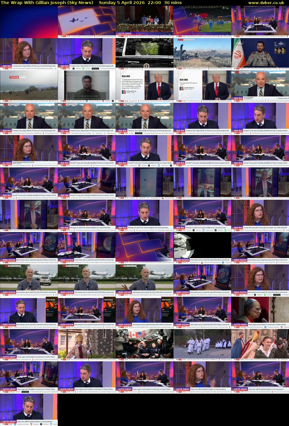 The Wrap With Gillian Joseph (Sky News) Sunday 5 April 2026 22:00 - 22:30