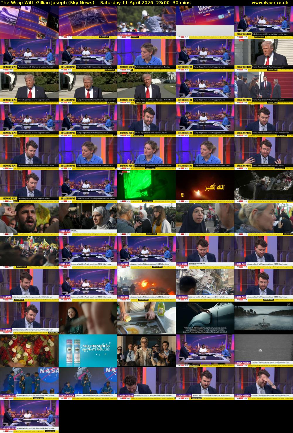 The Wrap With Gillian Joseph (Sky News) Saturday 11 April 2026 23:00 - 23:30