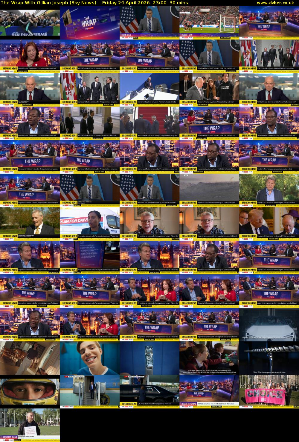 The Wrap With Gillian Joseph (Sky News) Friday 24 April 2026 23:00 - 23:30