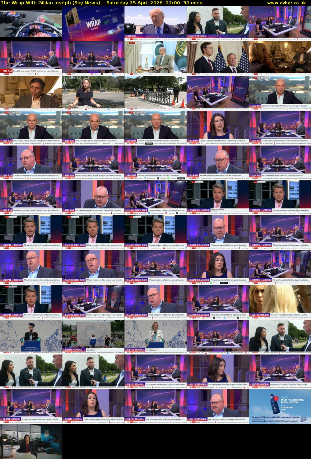 The Wrap With Gillian Joseph (Sky News) Saturday 25 April 2026 22:00 - 22:30
