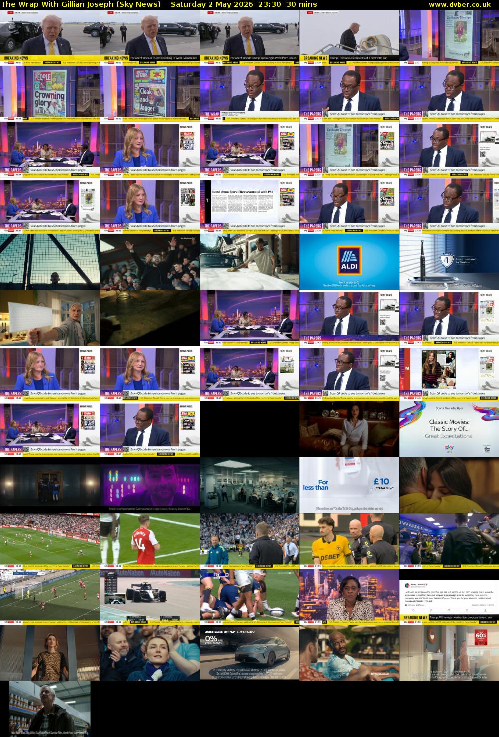 The Wrap With Gillian Joseph (Sky News) Saturday 2 May 2026 23:30 - 00:00