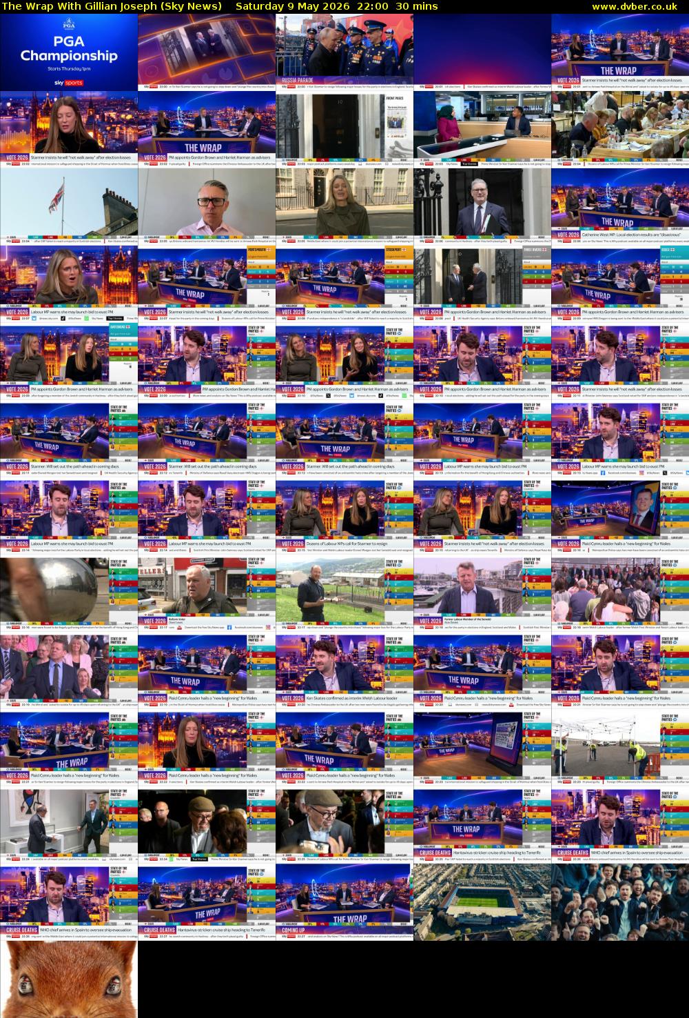 The Wrap With Gillian Joseph (Sky News) Saturday 9 May 2026 22:00 - 22:30