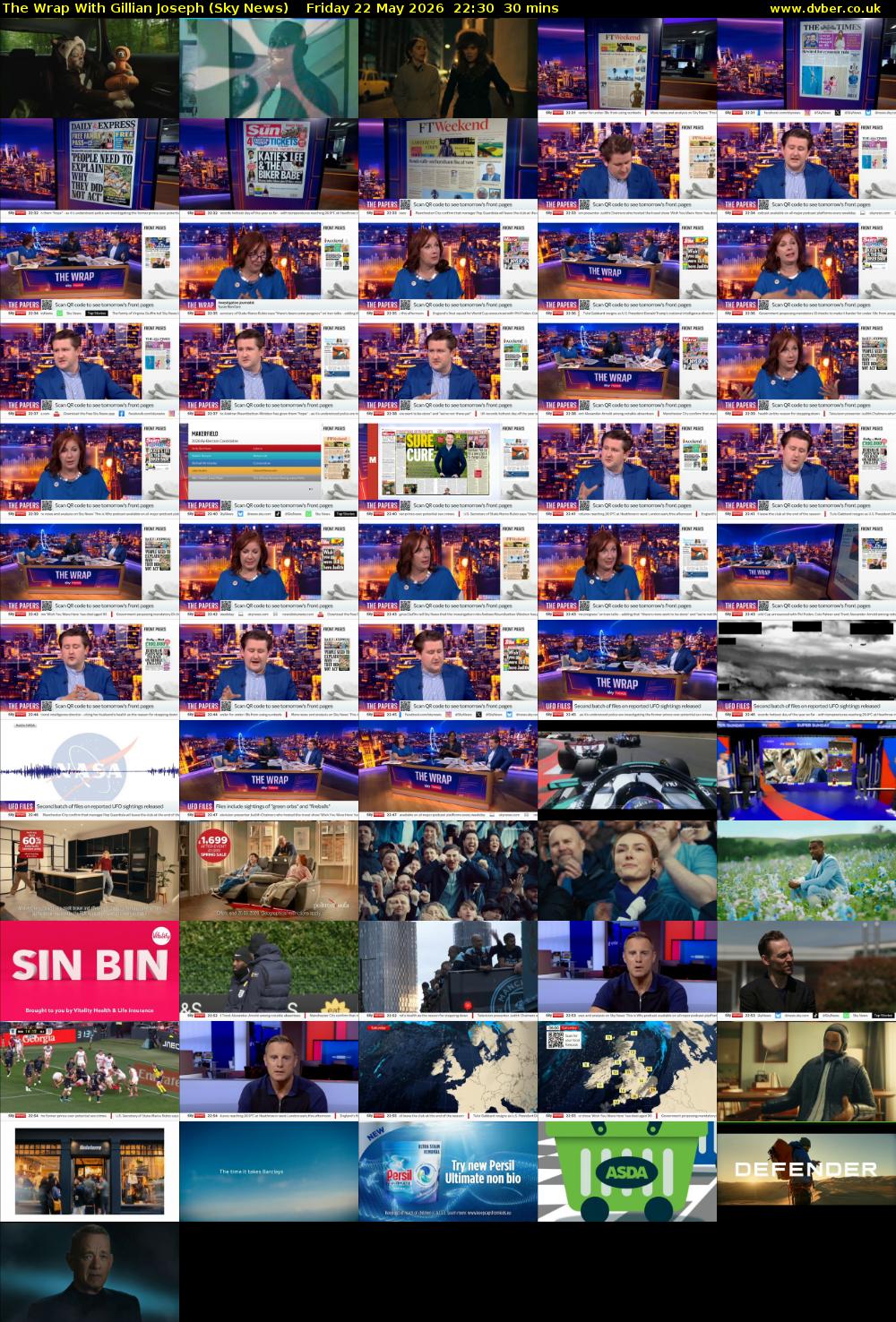 The Wrap With Gillian Joseph (Sky News) Friday 22 May 2026 22:30 - 23:00