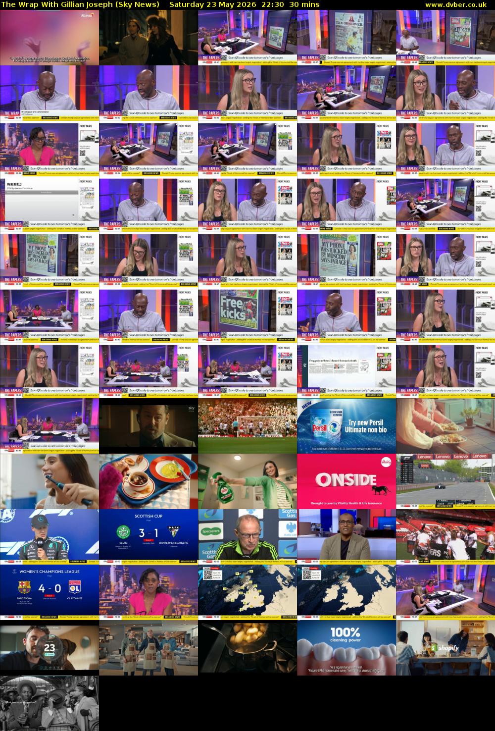 The Wrap With Gillian Joseph (Sky News) Saturday 23 May 2026 22:30 - 23:00
