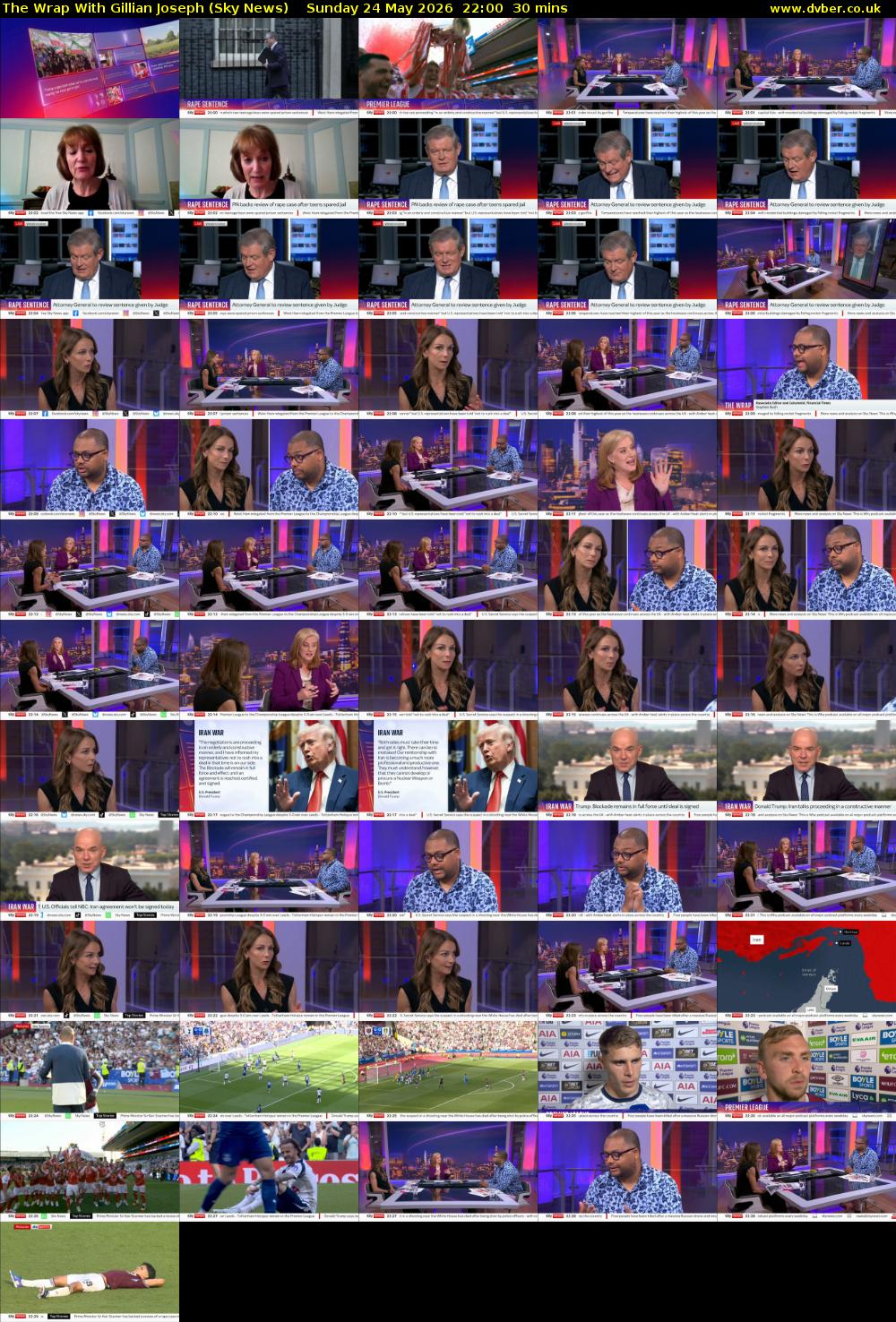 The Wrap With Gillian Joseph (Sky News) Sunday 24 May 2026 22:00 - 22:30