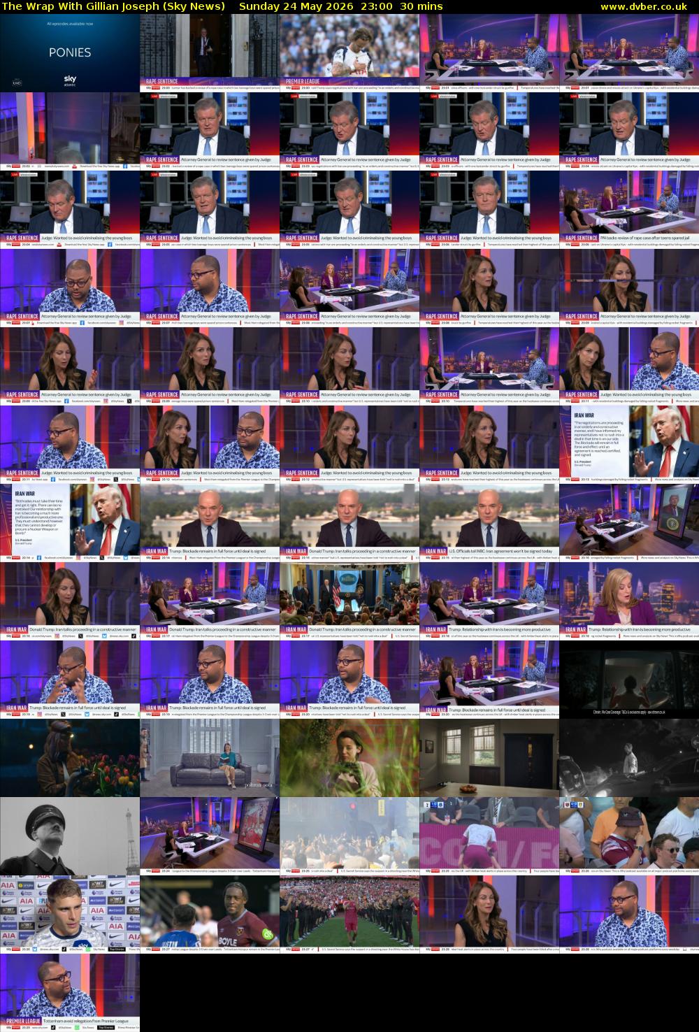 The Wrap With Gillian Joseph (Sky News) Sunday 24 May 2026 23:00 - 23:30