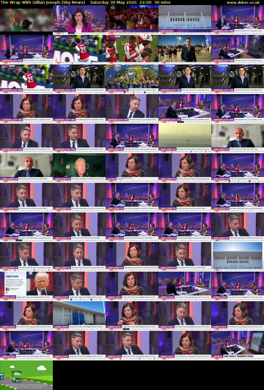 The Wrap With Gillian Joseph (Sky News) Saturday 30 May 2026 22:00 - 22:30