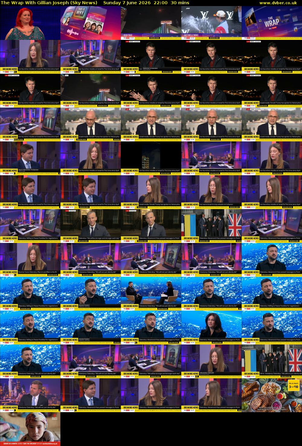 The Wrap With Gillian Joseph (Sky News) Sunday 7 June 2026 22:00 - 22:30